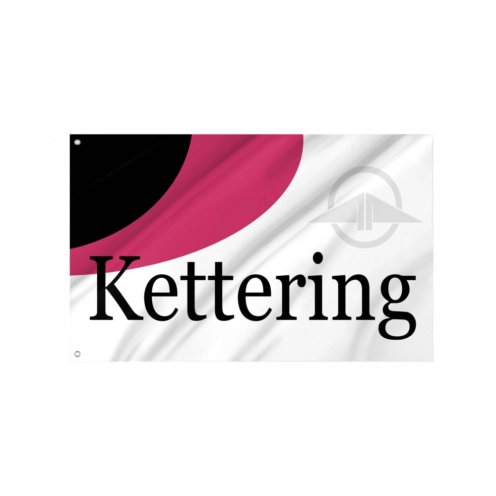Kettering Flag for Indoor & Outdoor Use