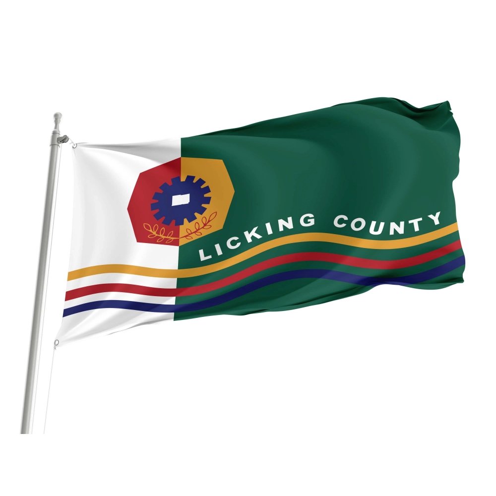 Licking County Flag for Indoor & Outdoor Use