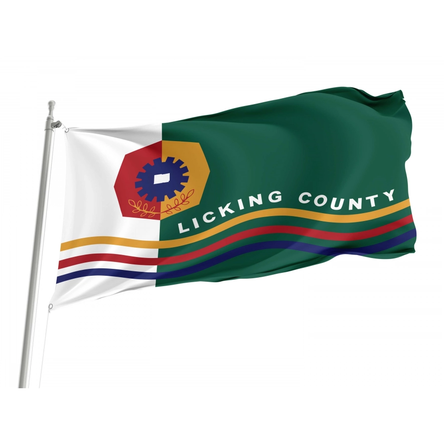 Licking County Flag for Indoor & Outdoor Use, USA330