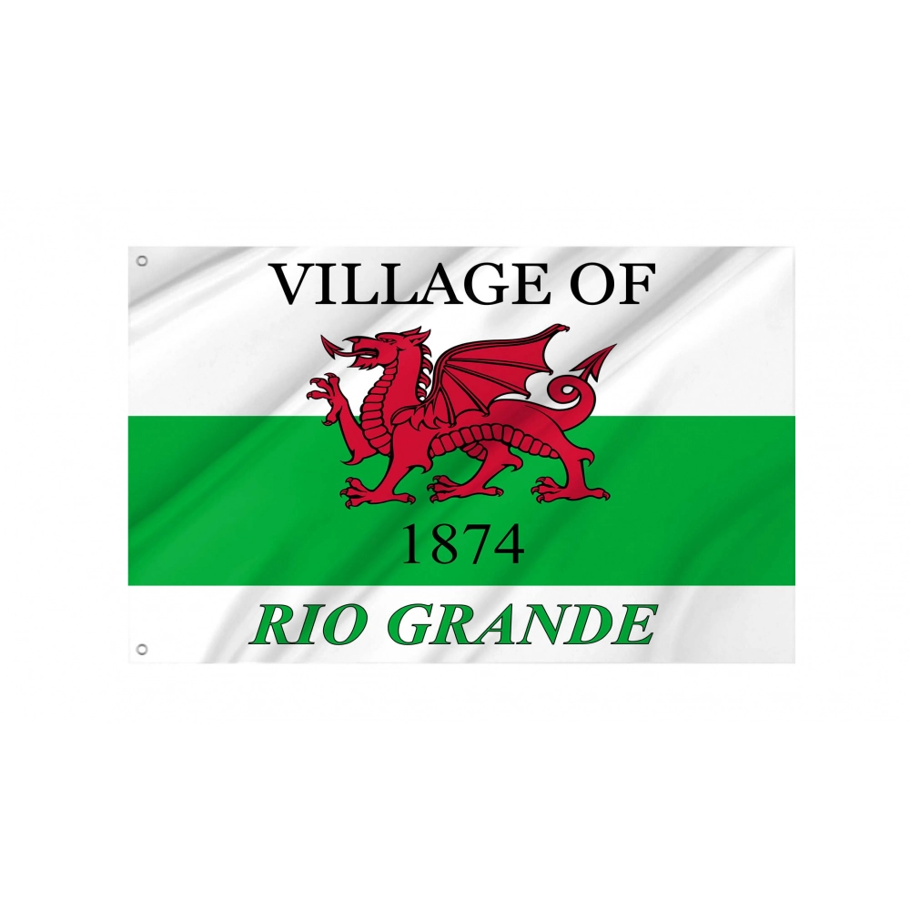 Rio Grande Village, Ohio Flag for Indoor & Outdoor Use