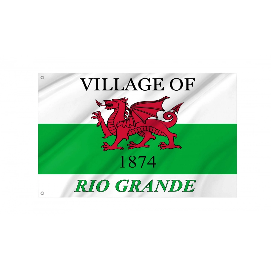 Rio Grande Village, Ohio Flag for Indoor & Outdoor Use, USA357