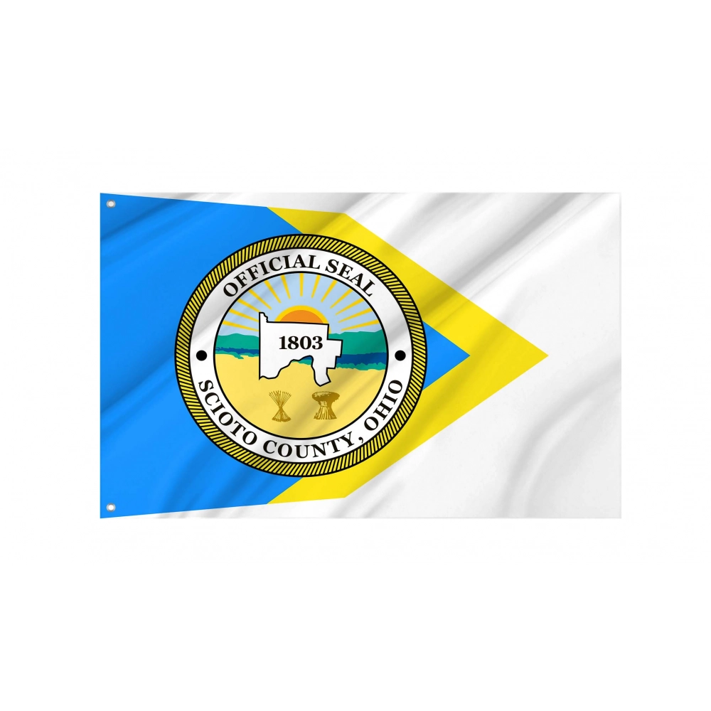 Scioto County, Ohio Flag for Indoor & Outdoor Use