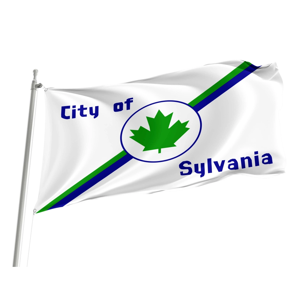 Sylvania (1977-2021), Ohio Flag for Indoor & Outdoor Use