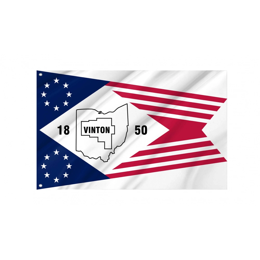 Vinton County, Ohio Flag for Indoor & Outdoor Use
