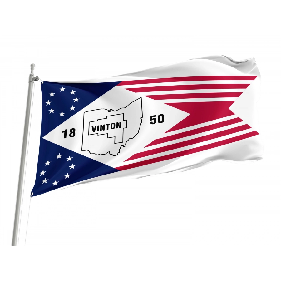 Vinton County, Ohio Flag for Indoor & Outdoor Use, USA340