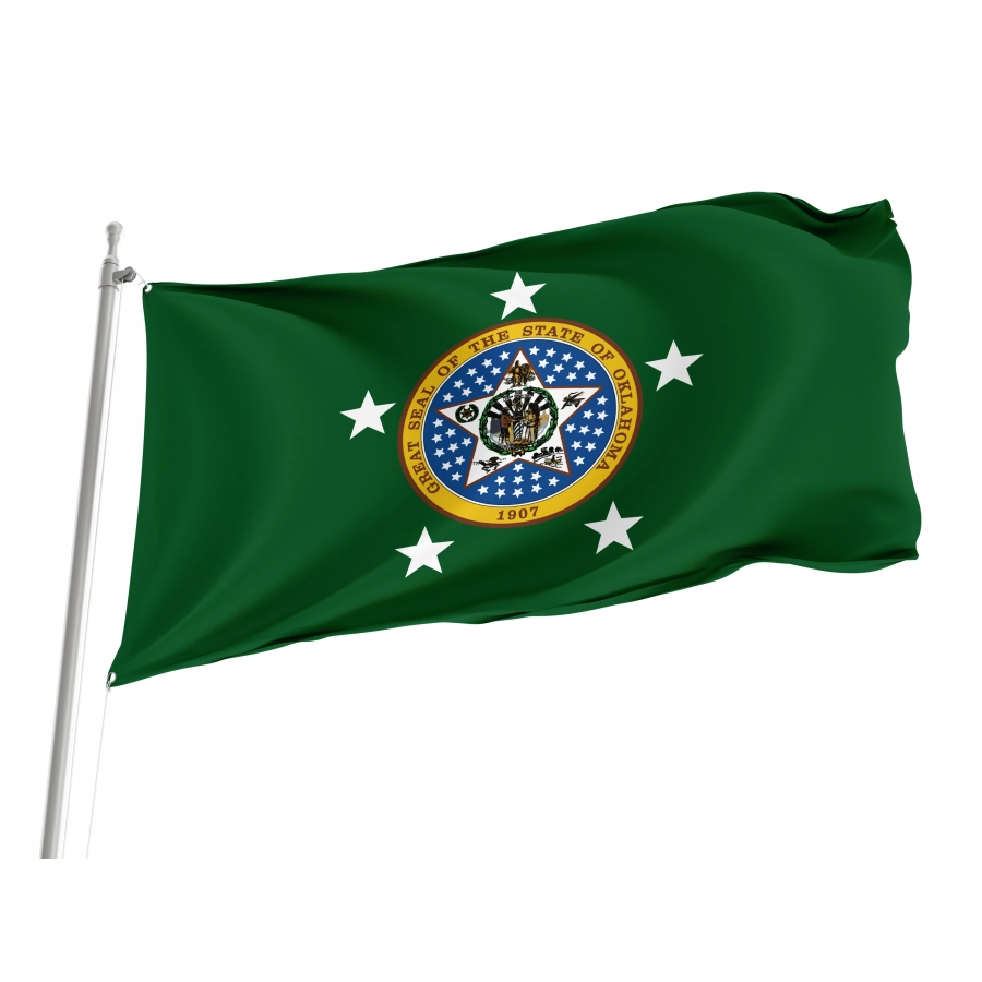Flag of Governor of Oklahoma, Patriotic Flags, Unique Design Print, Flags for Indoor & Outdoor Use