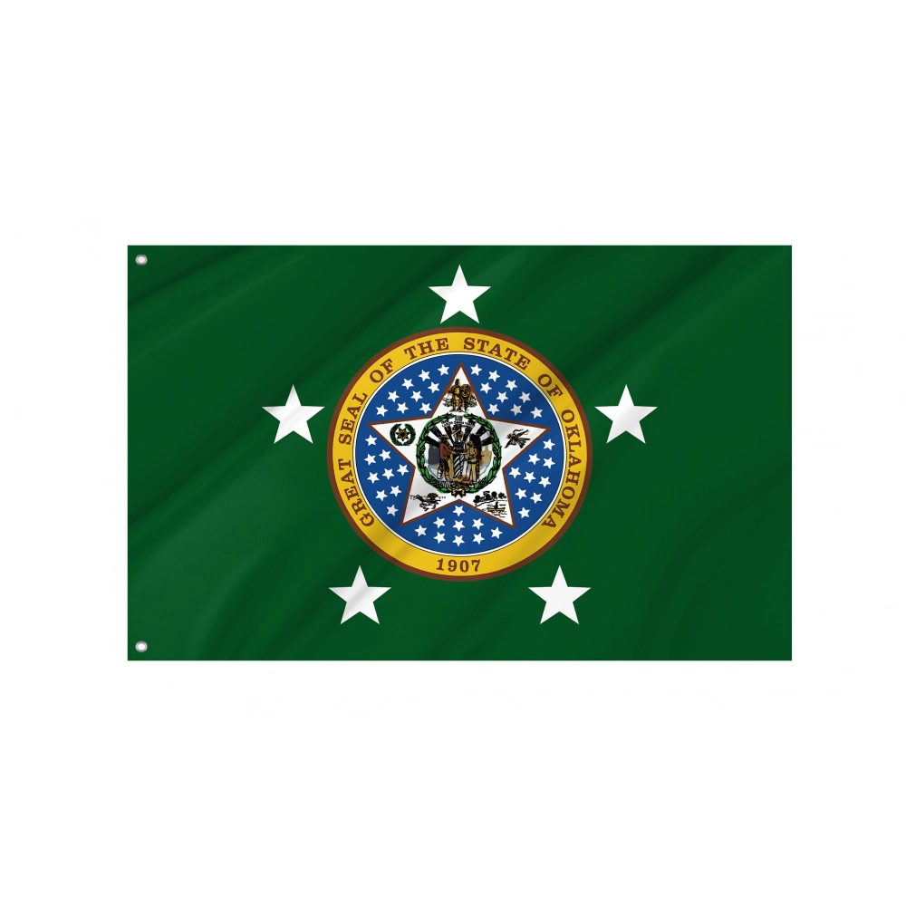 Governor of Oklahoma Flag for Indoor & Outdoor Use Governor of Oklahoma Flag for Indoor & Outdoor Use
