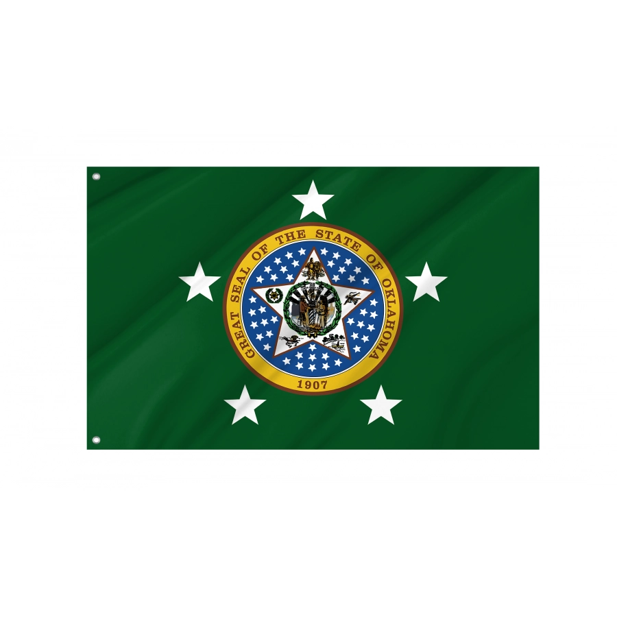 Flag of Governor of Oklahoma, Patriotic Flags, Unique Design Print, Flags for Indoor & Outdoor Use