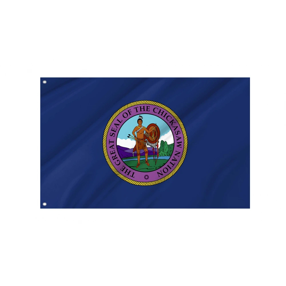 Chickasaw Nation, Oklahoma Flag for Indoor & Outdoor Use