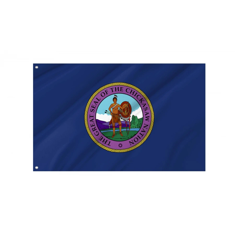 Chickasaw Nation, Oklahoma Flag for Indoor & Outdoor Use, USA510