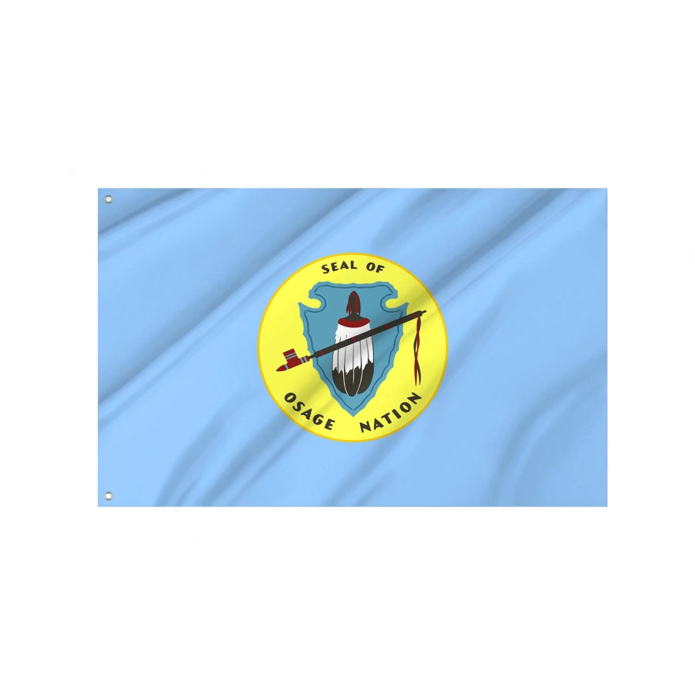 Osage Tribe, Oklahoma Flag for Indoor & Outdoor Use