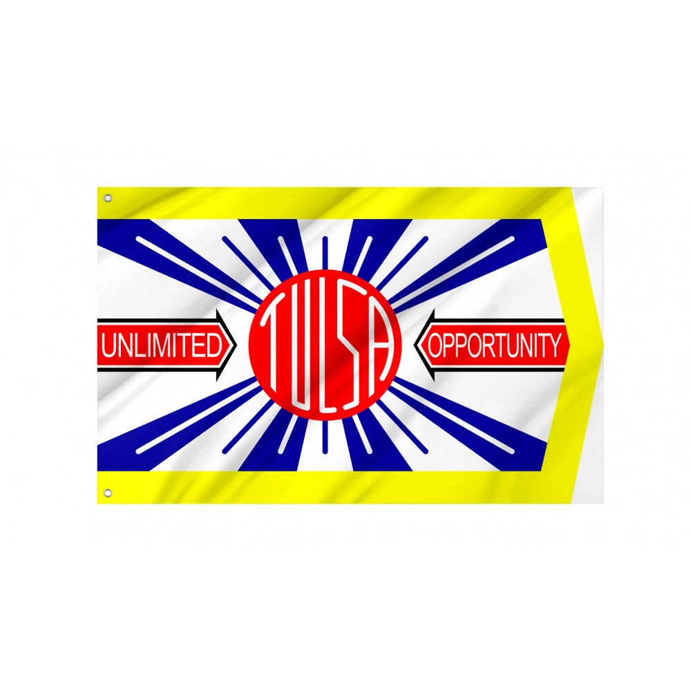 Tulsa (1924-1941), Oklahoma Flag for Indoor & Outdoor Use