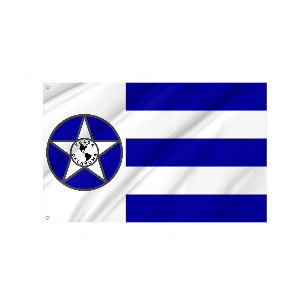 Tulsa (1941-1973), Oklahoma Flag for Indoor & Outdoor Use
