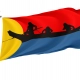 Clatsop Flag for Indoor & Outdoor Use - Imagine 1