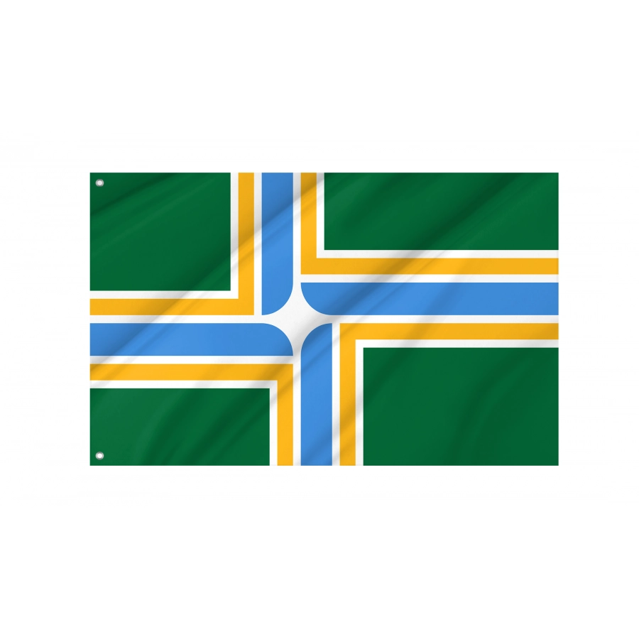 Flag of Portland, Oregon, Patriotic Flags, Unique Design Print, Flags for Indoor & Outdoor Use