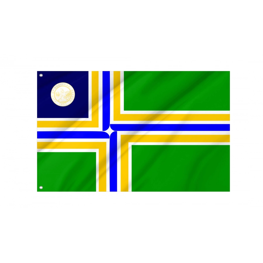 Portland (1970-2002), Oregon Flag for Indoor & Outdoor Use, USA370