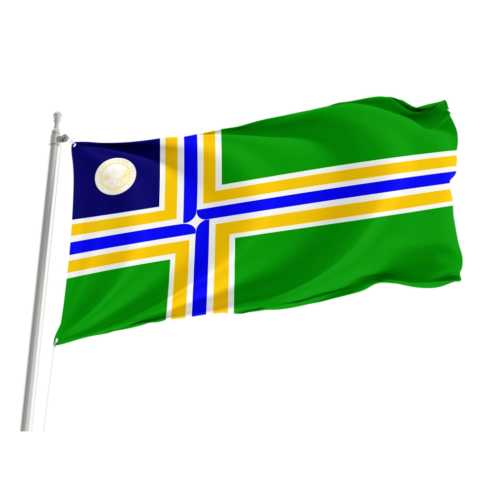 Portland (1970-2002), Oregon Flag for Indoor & Outdoor Use Portland (1970-2002), Oregon Flag for Indoor & Outdoor Use