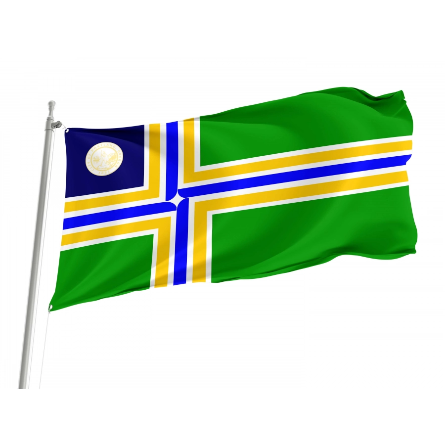 Portland (1970-2002), Oregon Flag for Indoor & Outdoor Use, USA370