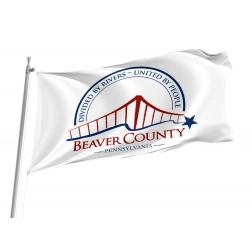 Beaver County Flag for Indoor & Outdoor Use