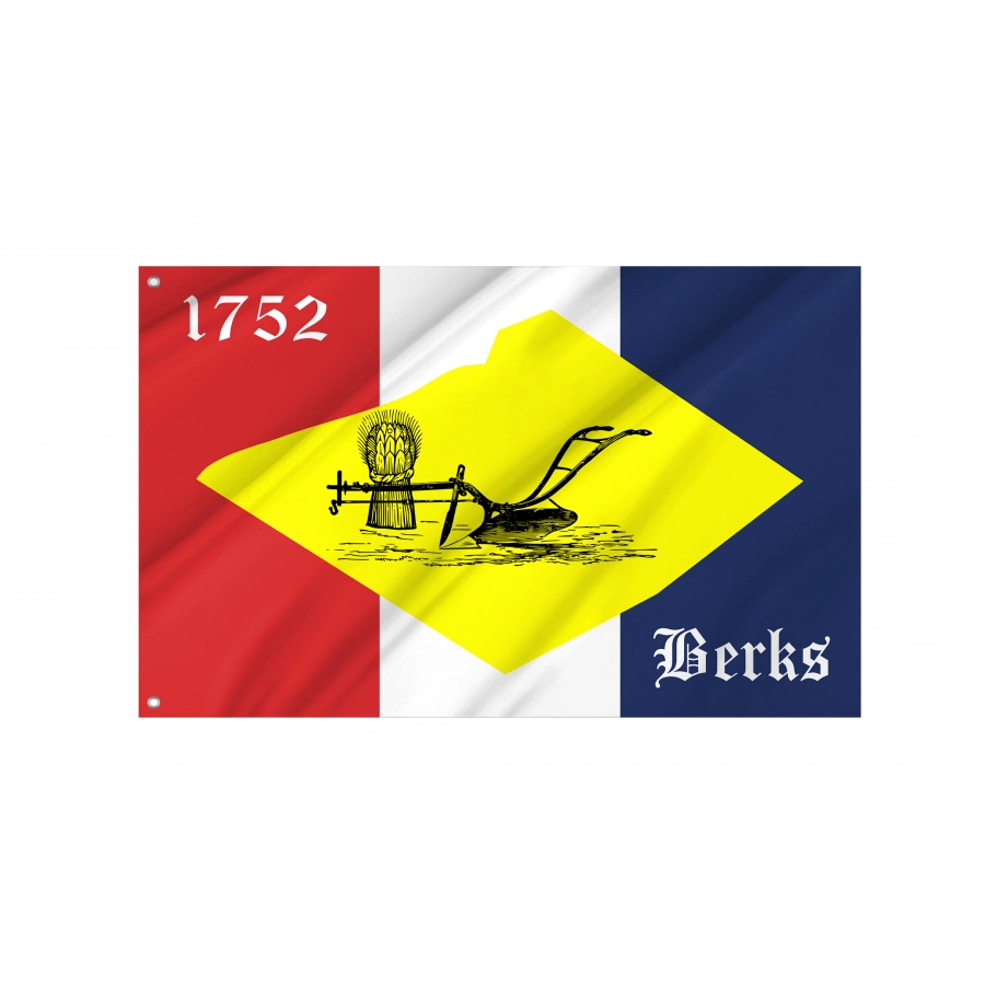 Flag of Berks County, Pennsylvania, Patriotic Flags, Unique Design Print, Flags for Indoor & Outdoor Use