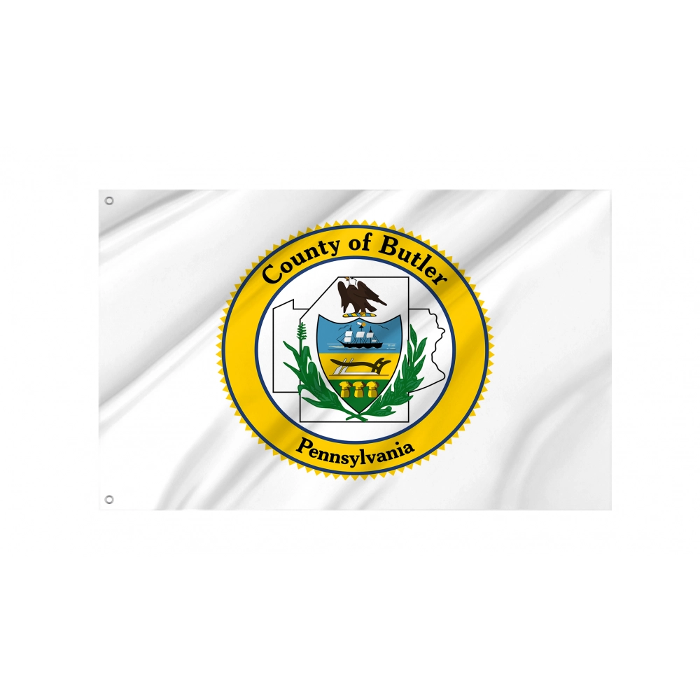 Butler County Flag for Indoor & Outdoor Use Butler County Flag for Indoor & Outdoor Use