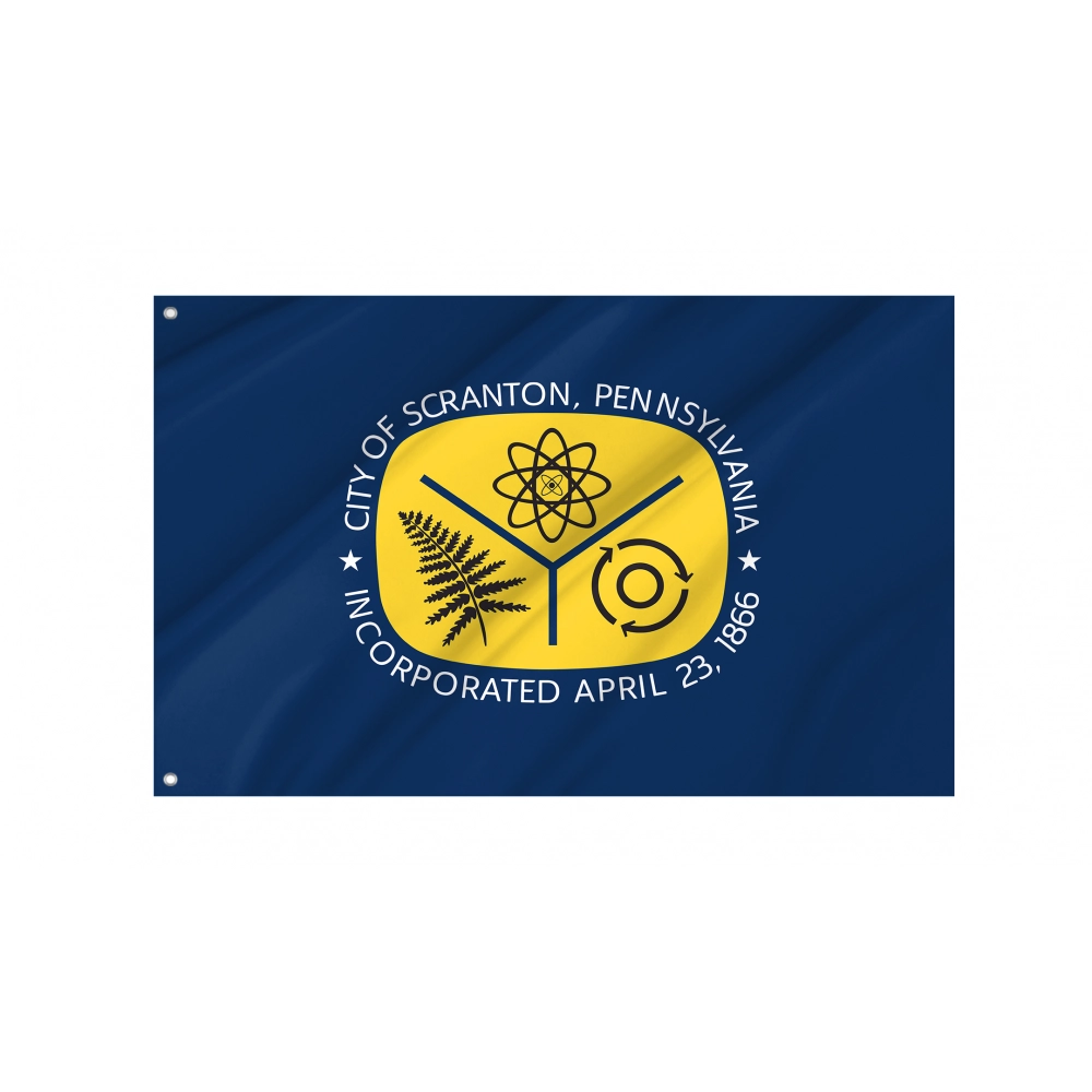 Scranton Flag for Indoor & Outdoor Use