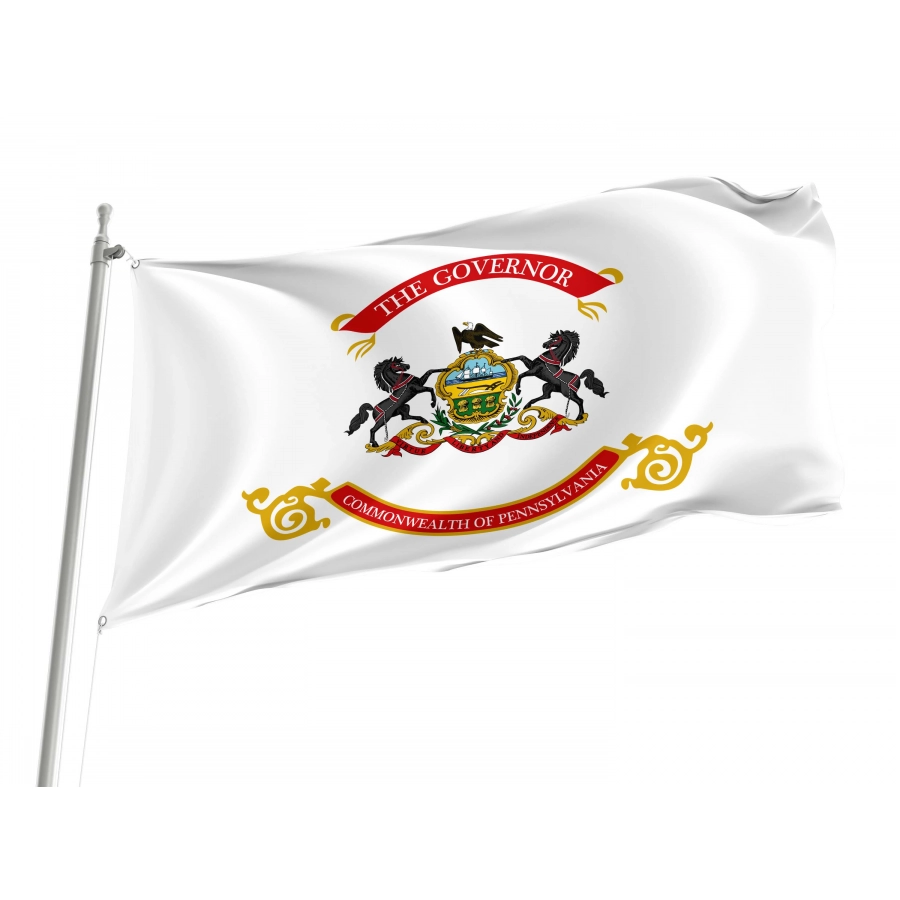 Governor of Pennsylvania Flag for Indoor & Outdoor Use, USA440