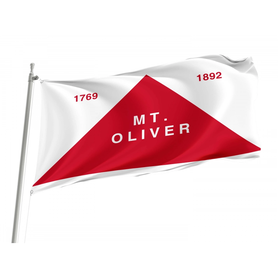 Mount Oliver, Pennsylvania Flag for Indoor & Outdoor Use, USA376
