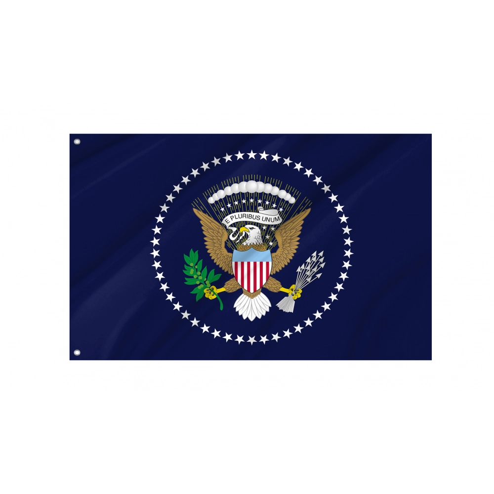 President of the United States Flag for Indoor & Outdoor Use