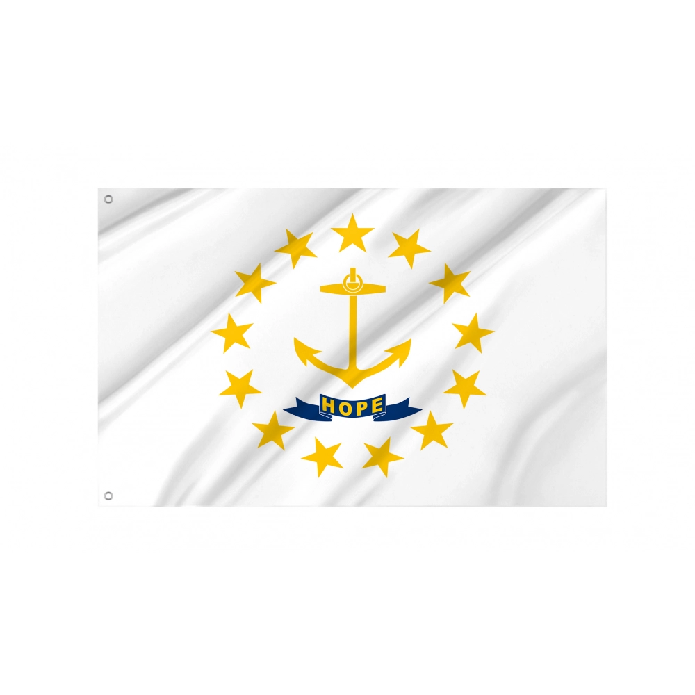 Rhode Island State Flag for Indoor & Outdoor Use