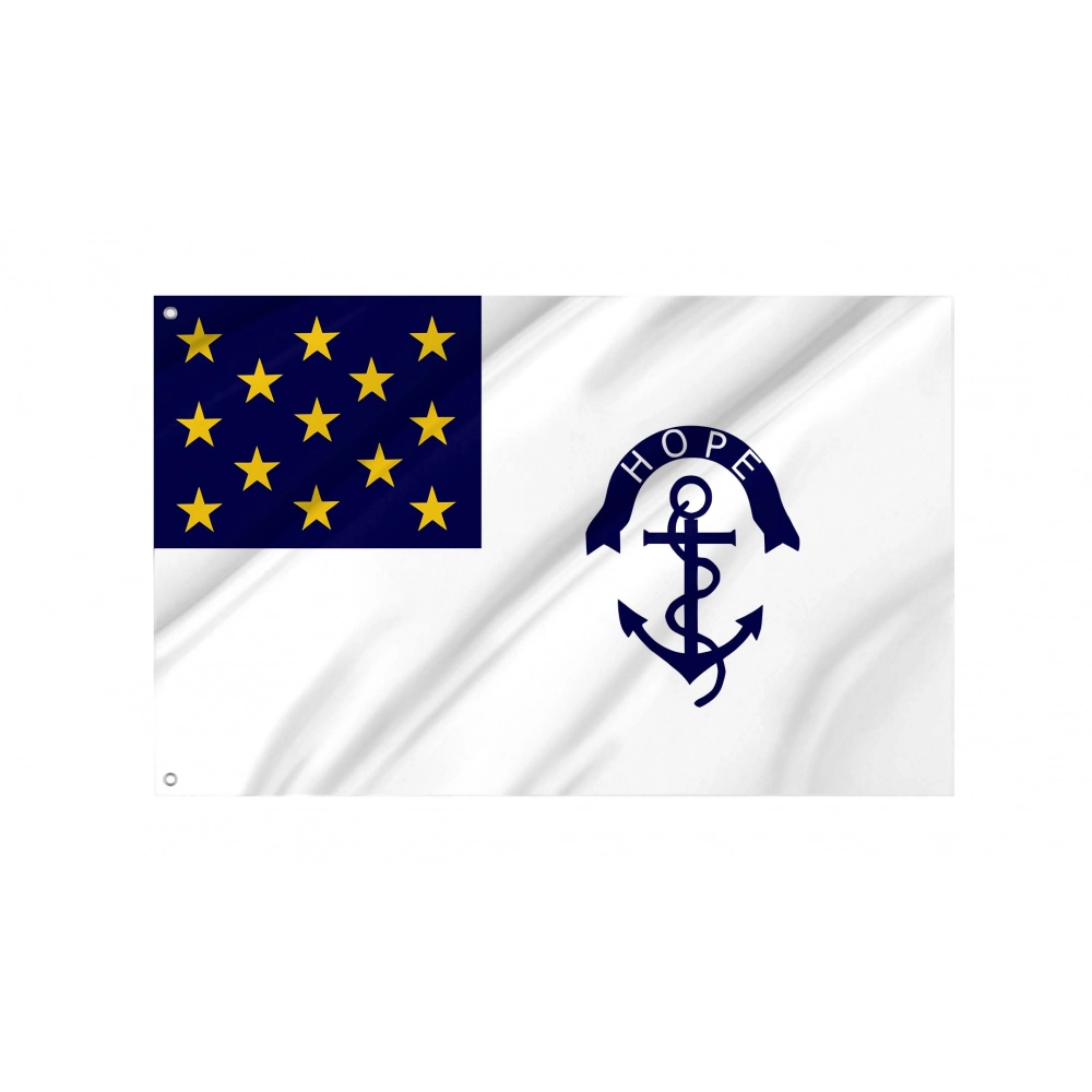 Rhode Island Regimental Flag for Indoor & Outdoor Use