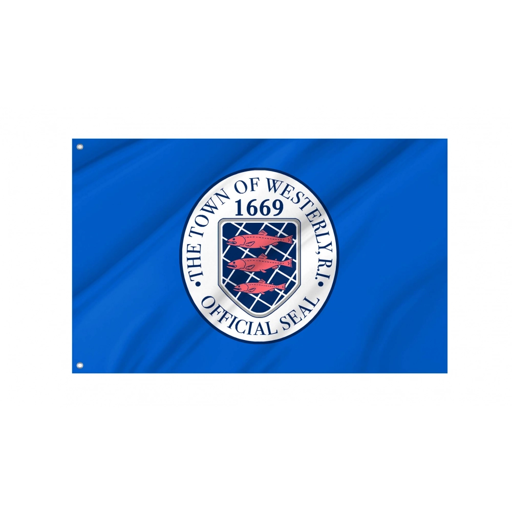Westerly, Rhode Island Flag for Indoor & Outdoor Use