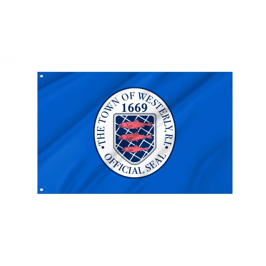 Westerly, Rhode Island Flag for Indoor & Outdoor Use, USA378