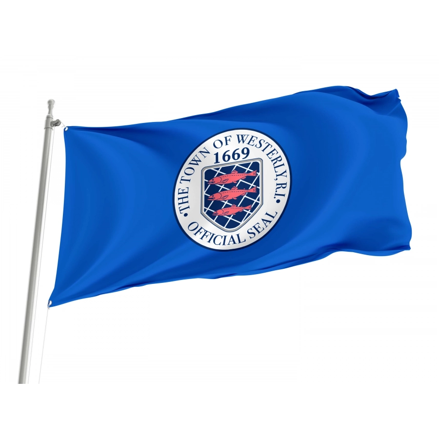 Westerly, Rhode Island Flag for Indoor & Outdoor Use, USA378