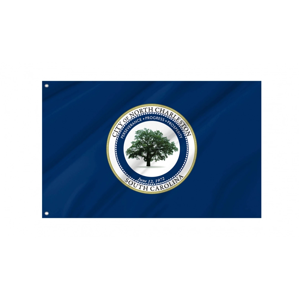 North Charleston, South Carolina Flag for Indoor & Outdoor Use