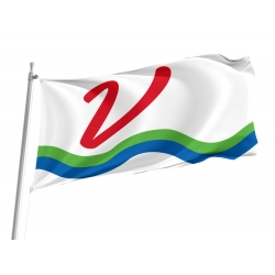 Vermillion Flag for Indoor & Outdoor Use