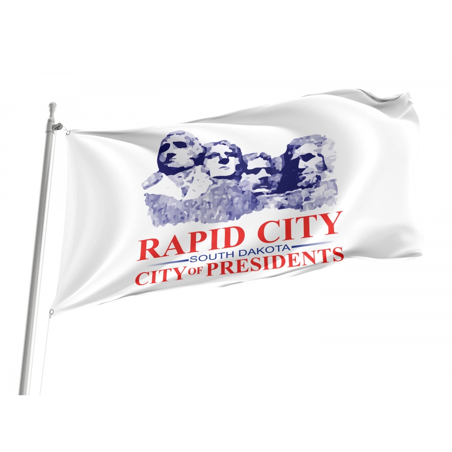 Flag of Rapid City, South Dakota, Patriotic Flags, Unique Design Print, Flags for Indoor & Outdoor Use