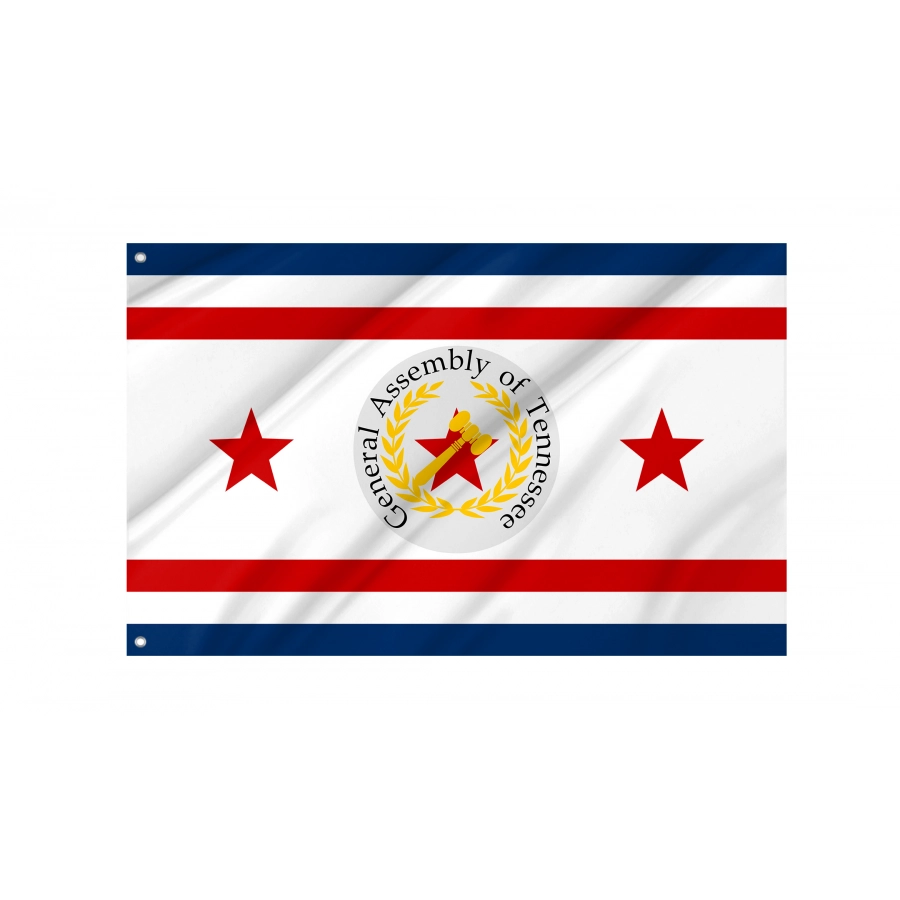 Flag of General Assembly of Tennessee, Patriotic Flags, Unique Design Print, Flags for Indoor & Outdoor Use
