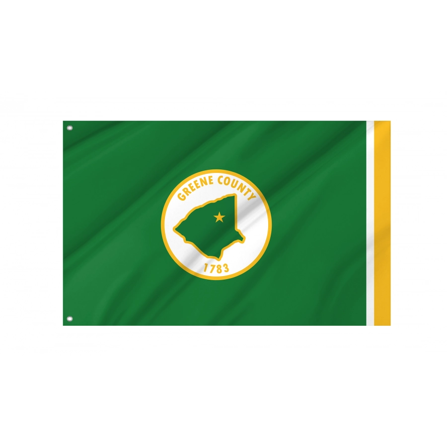 Flag of Greene County, Tennessee, Patriotic Flags, Unique Design Print, Flags for Indoor & Outdoor Use