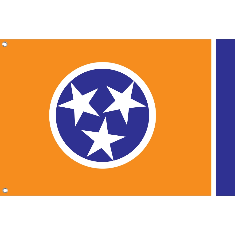 Redesigned Tennessee State Flag for Indoor & Outdoor Use