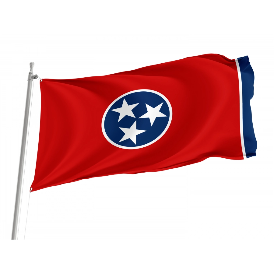 Flag of Tennessee State, Patriotic Flags, Unique Design Print, Flags for Indoor & Outdoor Use