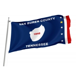 Van Buren County, Tennessee Flag for Indoor & Outdoor Use