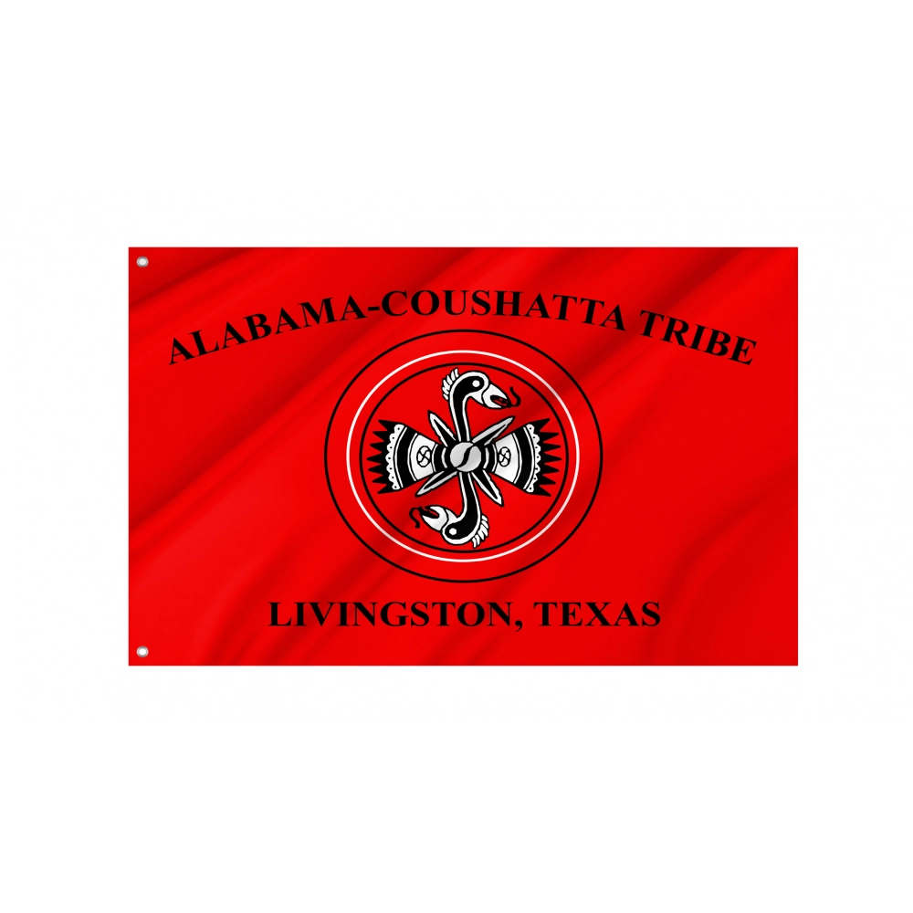 Alabama-Coushatta Tribe of Texas Flag for Indoor & Outdoor Use Alabama-Coushatta Tribe of Texas Flag for Indoor & Outdoor Use