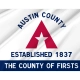 Austin County Flag for Indoor & Outdoor Use - Imagine 2