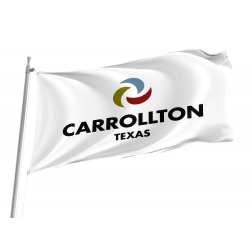 Carrollton, Texas 2016 Flag for Indoor & Outdoor Use