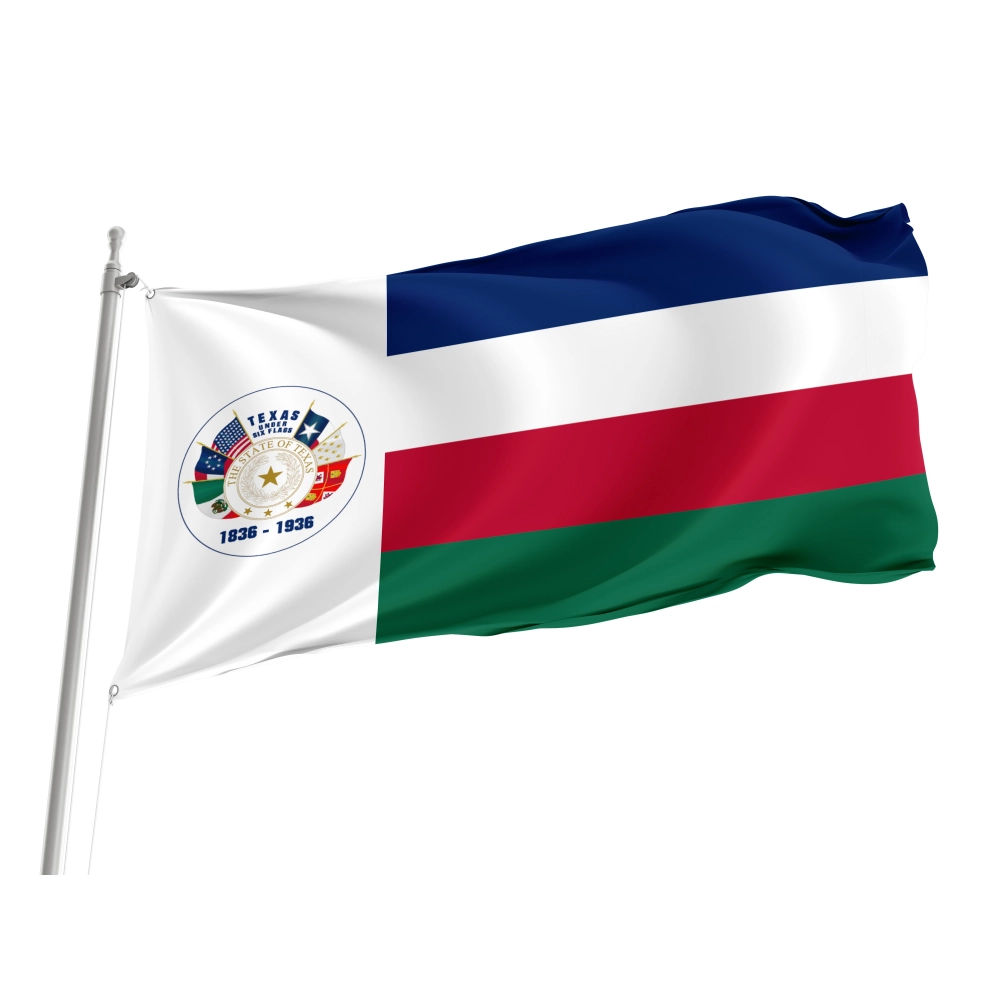 Centennial Flag of Texas for Indoor & Outdoor Use