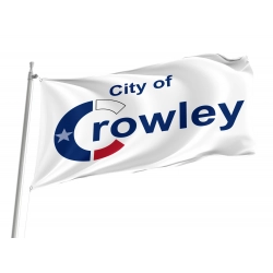 Crowley City Flag for Indoor & Outdoor Use