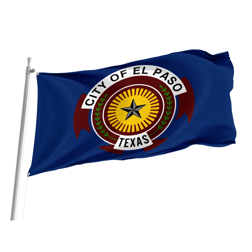 El Paso City Flag for Indoor & Outdoor Use