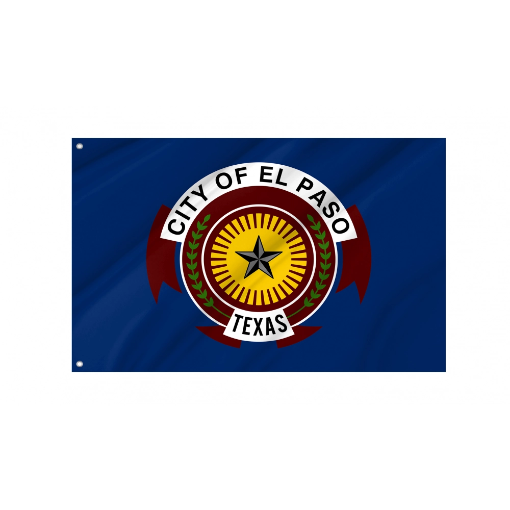 El Paso City Flag for Indoor & Outdoor Use