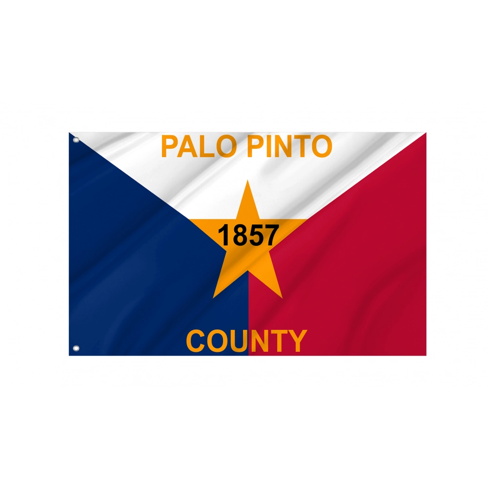 Palo Pinto County Flag for Indoor & Outdoor Use